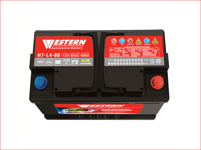 H7 Start-Stop Car Battery 80Ah