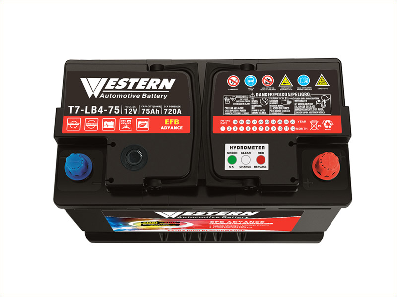 LB4 Start-Stop Car Battery 75Ah