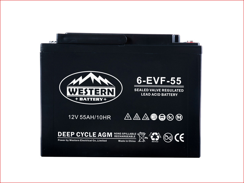 12V Electric Vehicle Battery 55Ah  