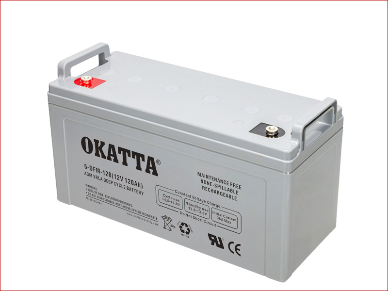 12V AGM Deep Cycle Solar Battery 120Ah