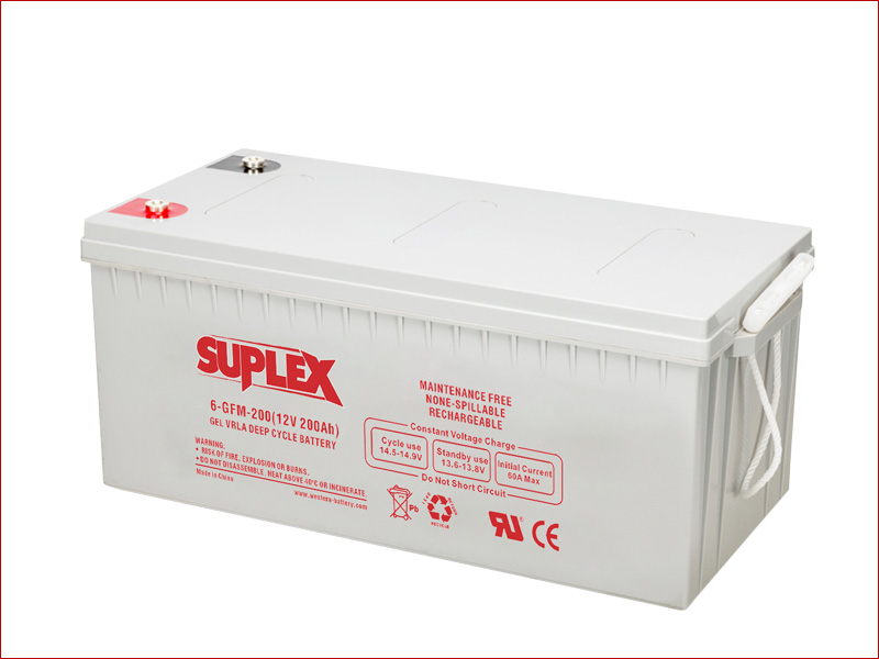 12V Gel Deep Cycle Solar Battery 200Ah