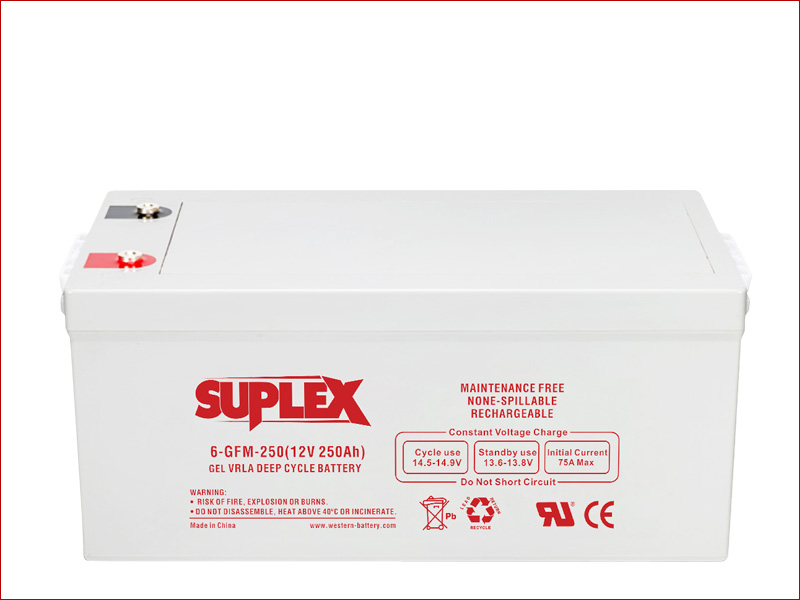 12V Gel Deep Cycle Solar Battery 250Ah