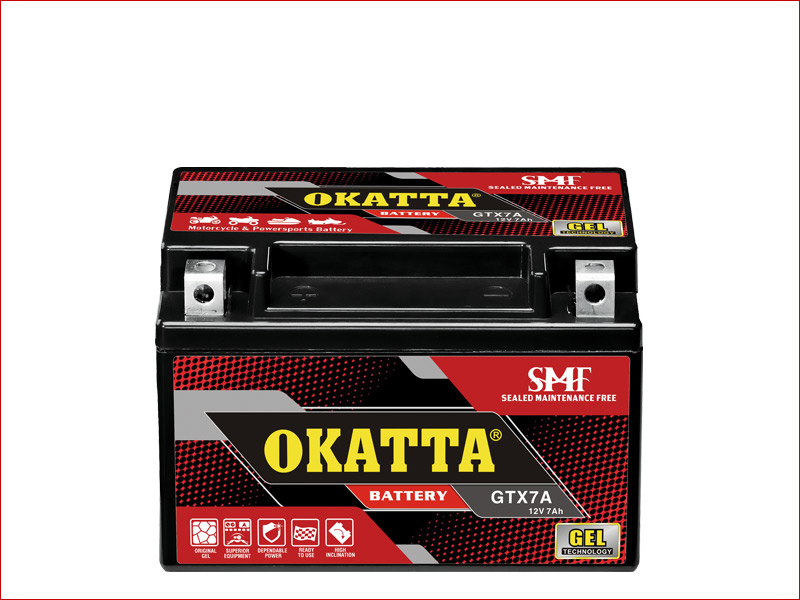 Gel Motorcycle Battery 7Ah