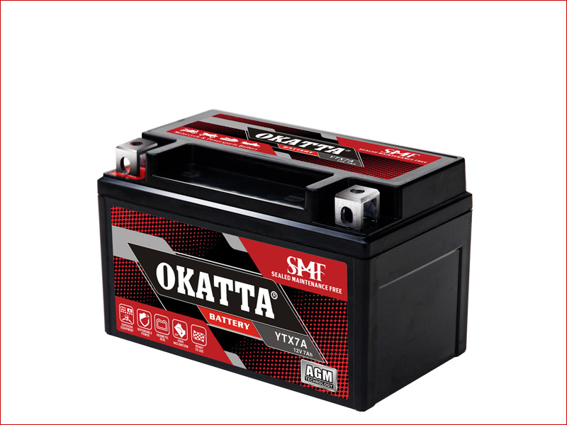 Factory Sealed Activated Motorcycle Battery 7Ah