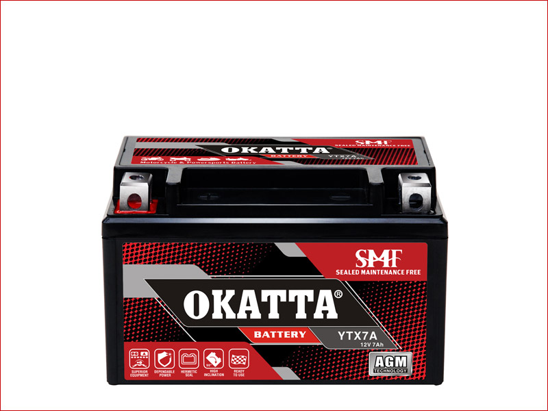 Factory Sealed Activated Motorcycle Battery 7Ah